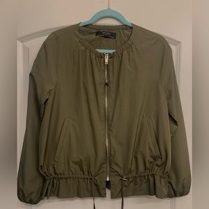 Zara green bomber Jacket XS in great condition free shipping !